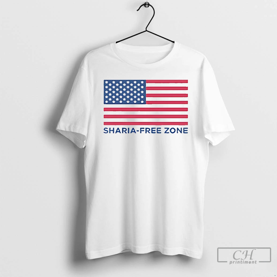 Premium Sharia Free Zone American Flag T-Shirts, Hoodie, Sweatshirt | InkRitualCo.com