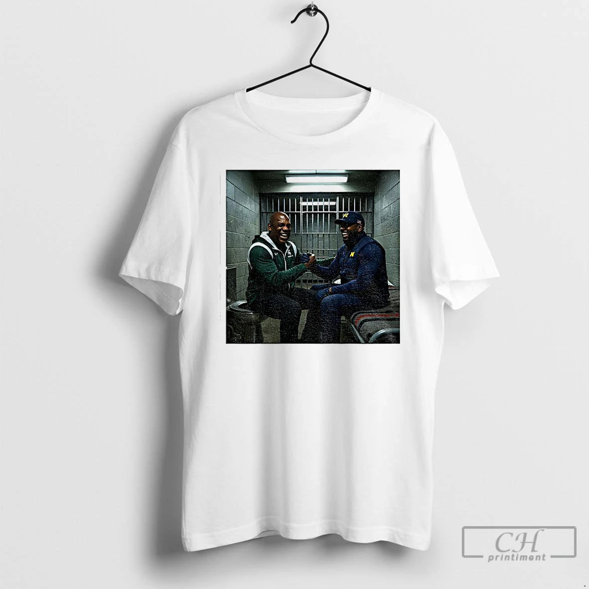 Sherrone Moore Vs Mel Tucker Go Blue Prison T-Shirts, Hoodie, Sweatshirt
