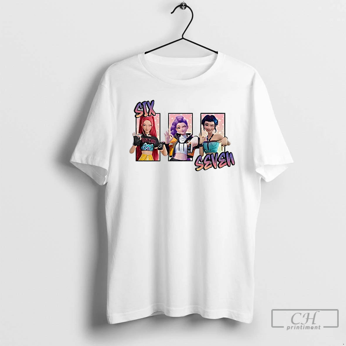 Premium Six Seven 6 7 Meme Kpop Girls Band Huntrix Girl T-Shirts, Hoodie, Sweatshirt | InkRitualCo.com