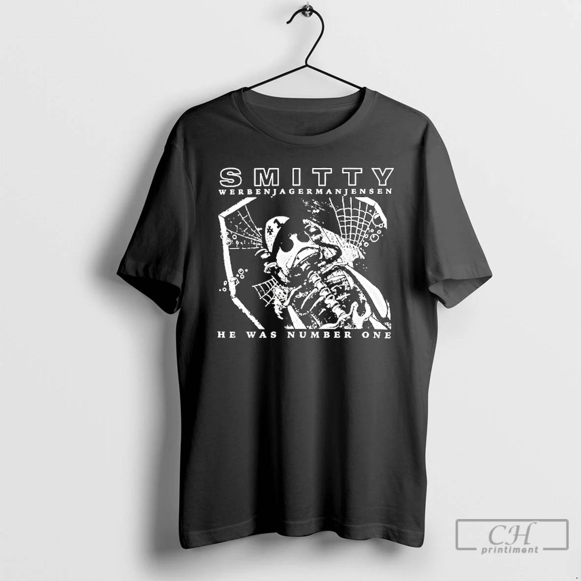 Premium Skeleton Smitty Werben Jagerman Jensen He Was Number One T Shirts Hoodie, Sweatshirt | InkRitualCo.com