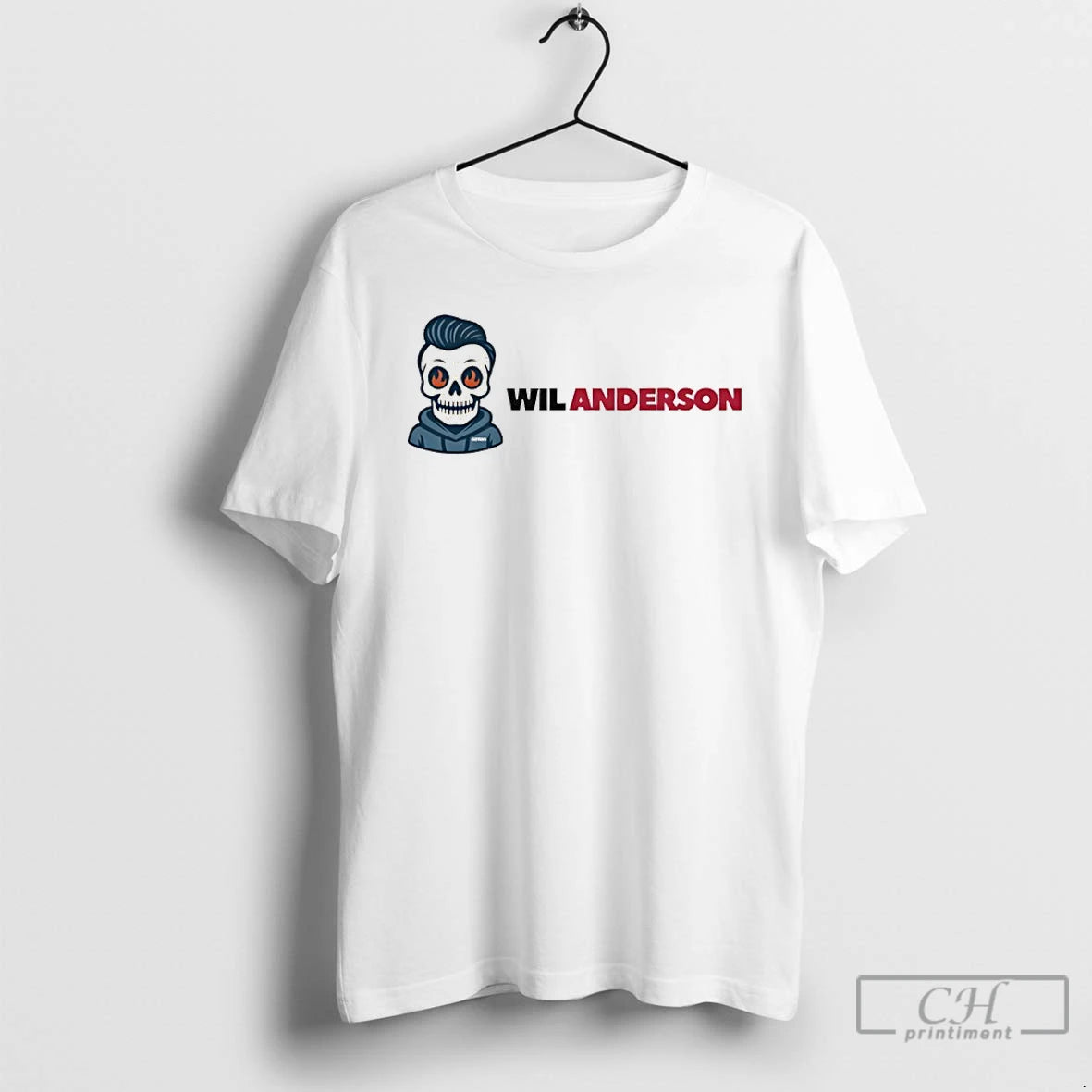 Premium Skeleton Wil Anderson Logo T-Shirts, Hoodie, Sweatshirt | InkRitualCo.com