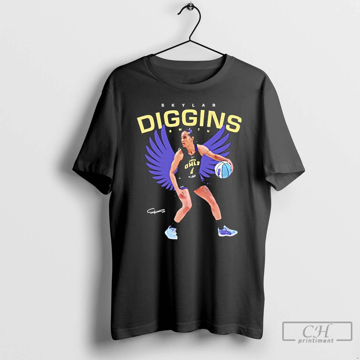 Premium Skylar Diggins Smith Lunar Owls Unrivaled Signature Graphic T-Shirts, Hoodie, Sweatshirt | InkRitualCo.com