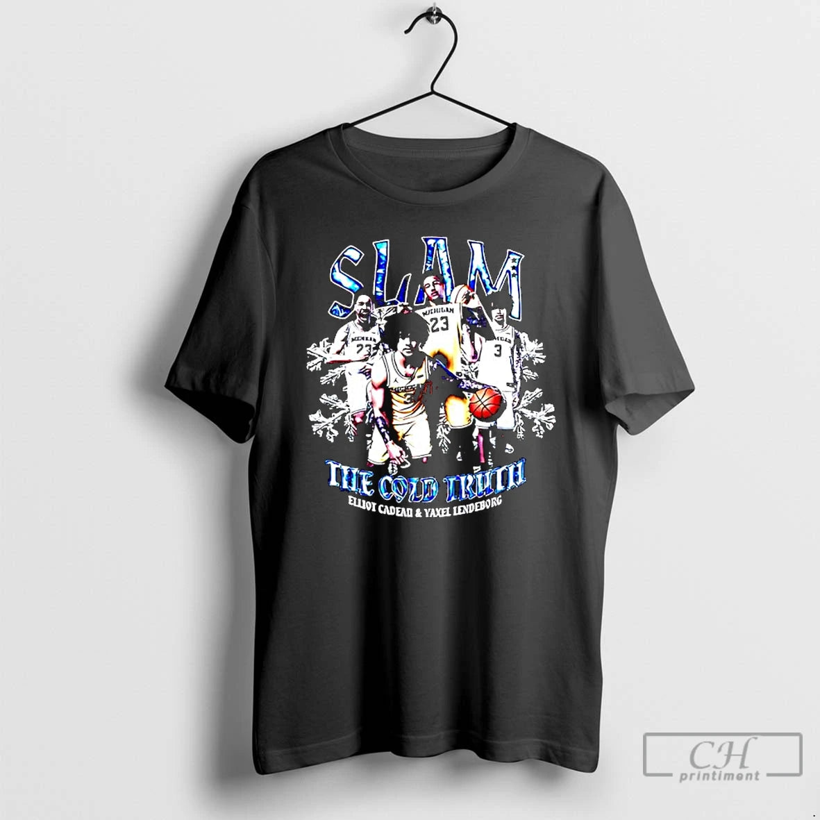 Premium Slam The Cold Truth Elliot Cadeau Yaxel Lendeborg Michigan Jersey T-Shirts, Hoodie, Sweatshirt | InkRitualCo.com