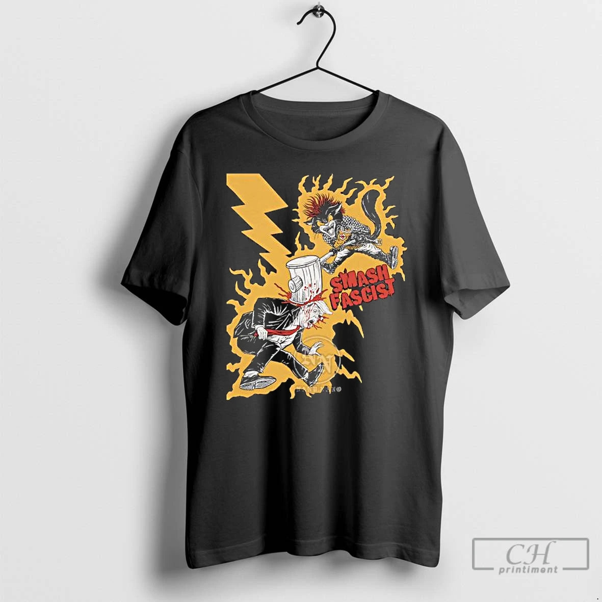 Premium Smash Fascist Trump Graphic T-Shirts, Hoodie, Sweatshirt | InkRitualCo.com