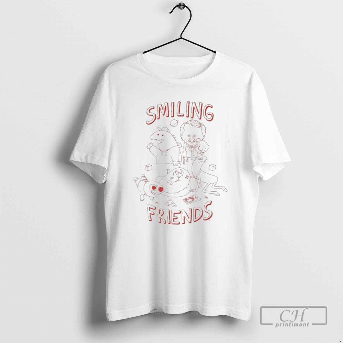 Premium Smiling Friends Group Line Shirt Sweater Hoodie, Sweatshirt | InkRitualCo.com
