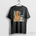 Premium Smoking Golden Retriever Funny Dog Meme T-Shirts, Hoodie, Sweatshirt | InkRitualCo.com