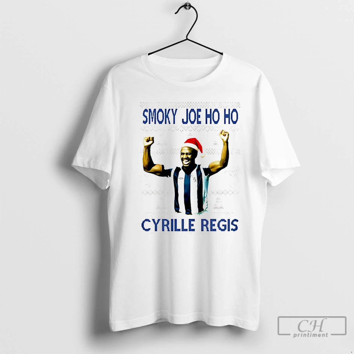 Premium Smoky Joe Ho Ho Cyrille Regis West Brom Christmas Christmas T-Shirts, Hoodie, Sweatshirt | InkRitualCo.com