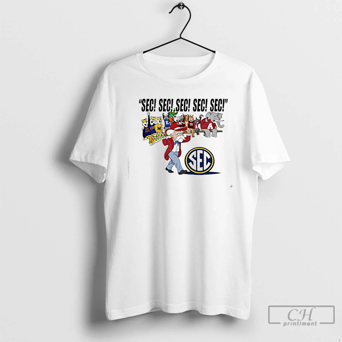 Premium Southeastern Conference Sec Sec Sec Sec Sec Mascots Logo T-Shirts, Hoodie, Sweatshirt | InkRitualCo.com