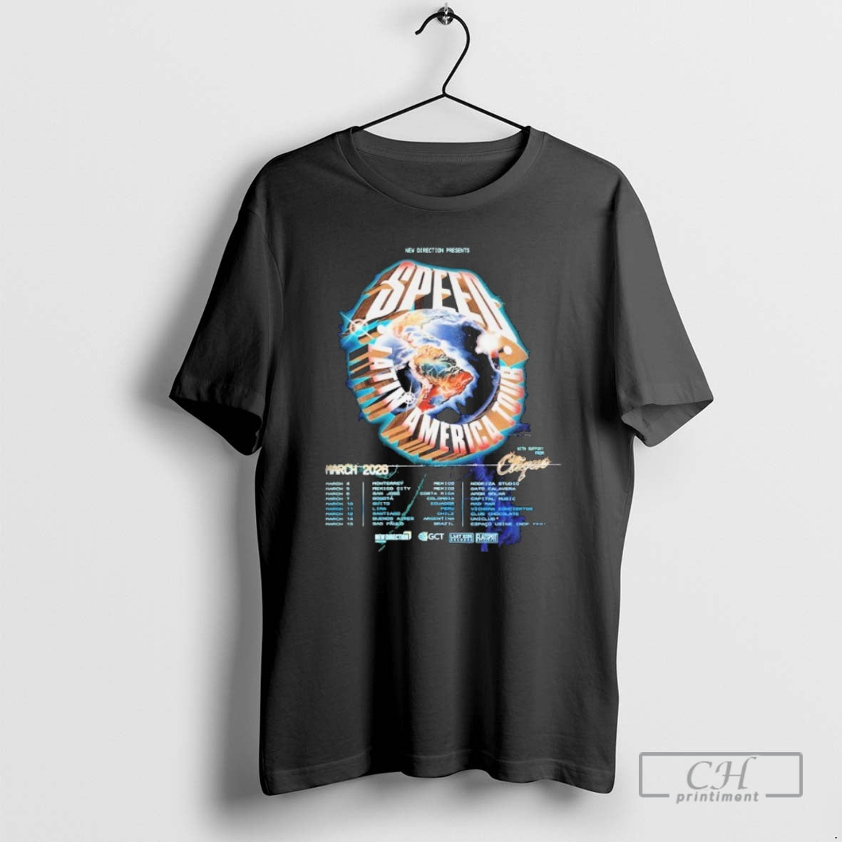 Premium Speed Latin America Tour 2026 City Dates Shirt Sweater Hoodie, Sweatshirt | InkRitualCo.com