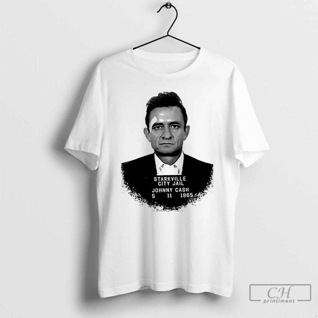Premium Starkville City Jail Johnny Cash 5 11 1965 T-Shirts, Hoodie, Sweatshirt | InkRitualCo.com