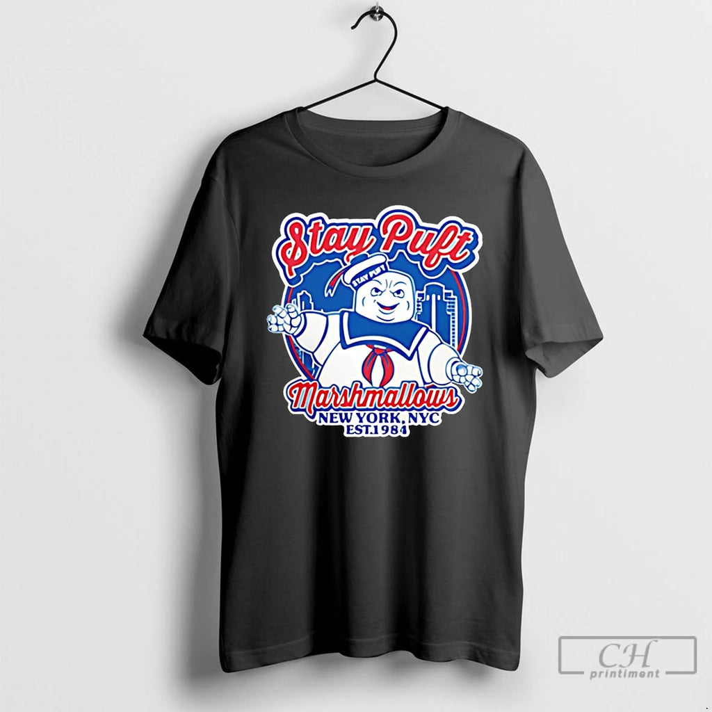 Premium Stay Puft Marshmallows Ghostbusters Cartoon T-Shirts, Hoodie, Sweatshirt | InkRitualCo.com