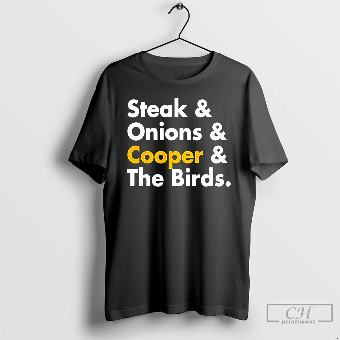 Premium Steak Onions Cooper The Birds Funny T-Shirts, Hoodie, Sweatshirt | InkRitualCo.com