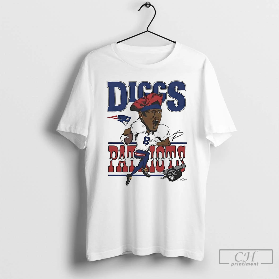 Premium Stefon Diggs Superstar Shout Caricature Patriots T Shirts Hoodie, Sweatshirt | InkRitualCo.com
