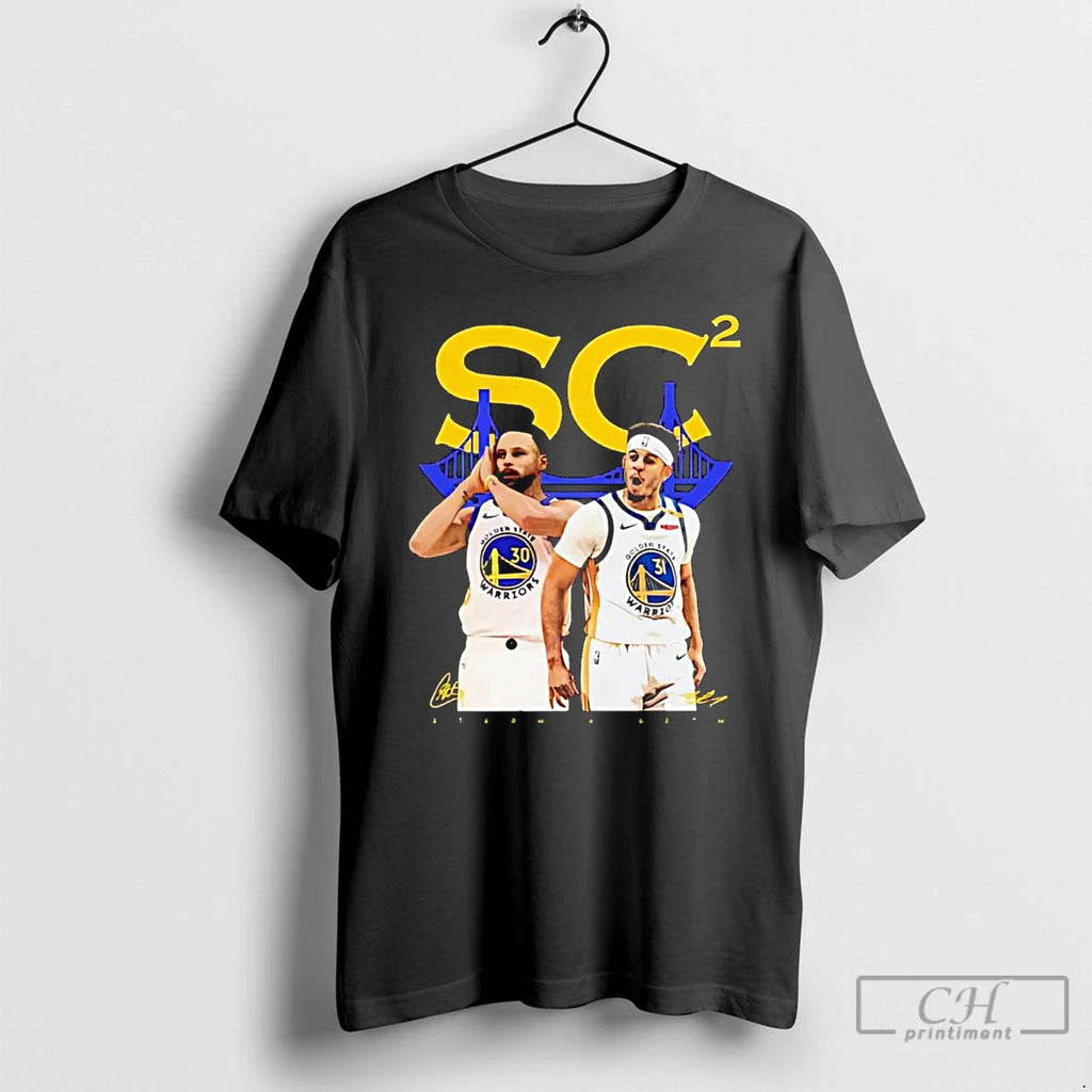 Premium Steph And Seth Curry Double Sc Night Night Golden State Warriors T Shirts Hoodie, Sweatshirt | InkRitualCo.com