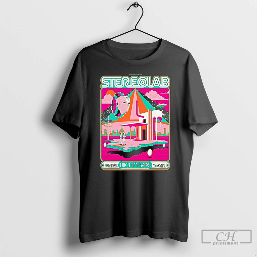 Premium Stereolab Rio Theatre Santa Cruz Ca Oct 24 2025 T Shirts Hoodie, Sweatshirt | InkRitualCo.com