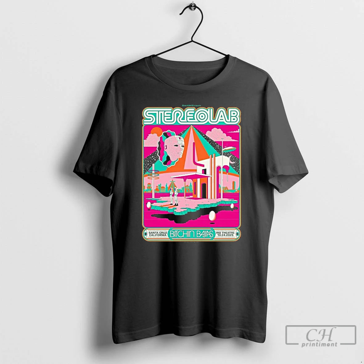 Premium Stereolab Rio Theatre Santa Cruz Ca Oct 24 2025 T Shirts Hoodie, Sweatshirt | InkRitualCo.com
