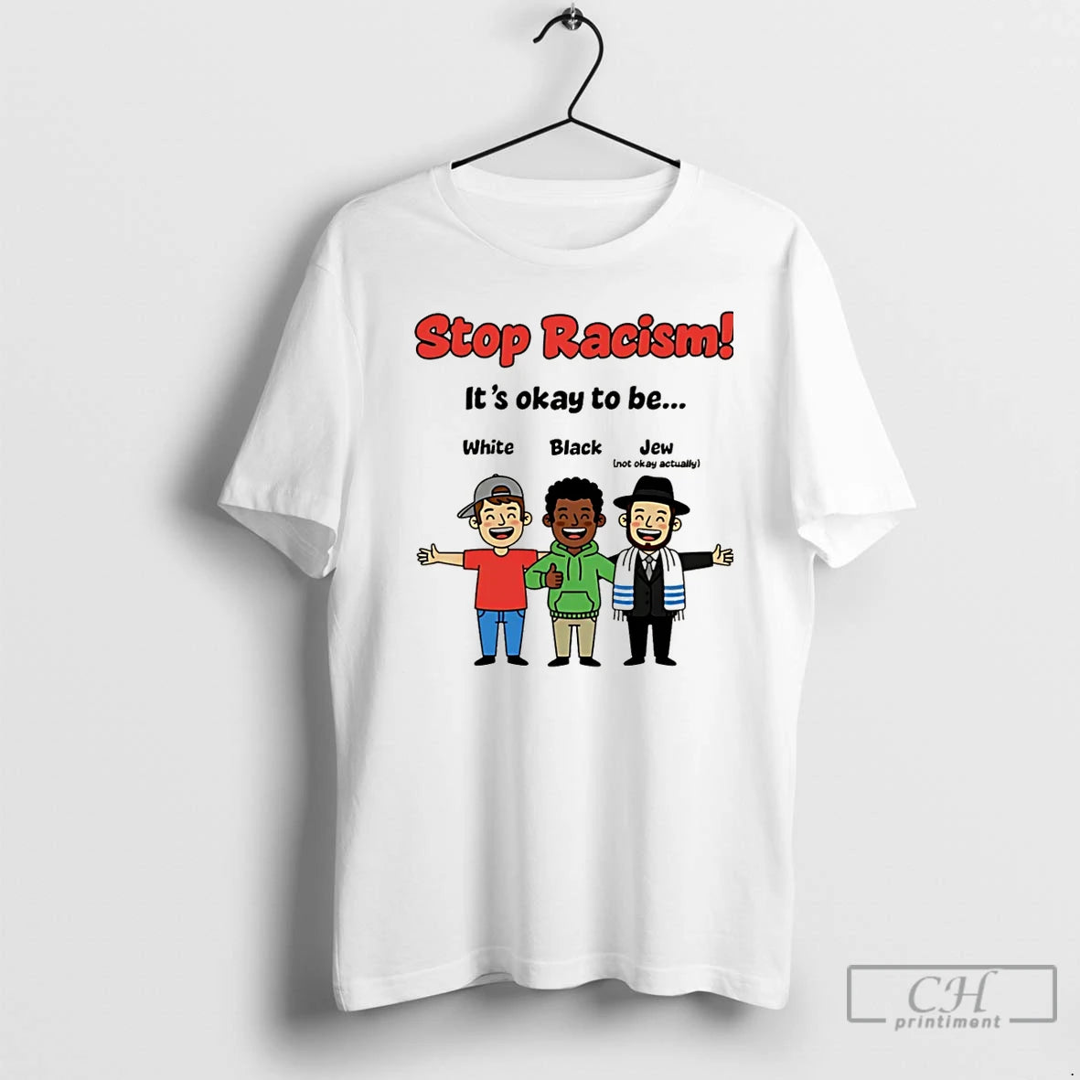 Premium Stop Racism Its Okay Be White Black Jew Christmas T-Shirts, Hoodie, Sweatshirt | InkRitualCo.com