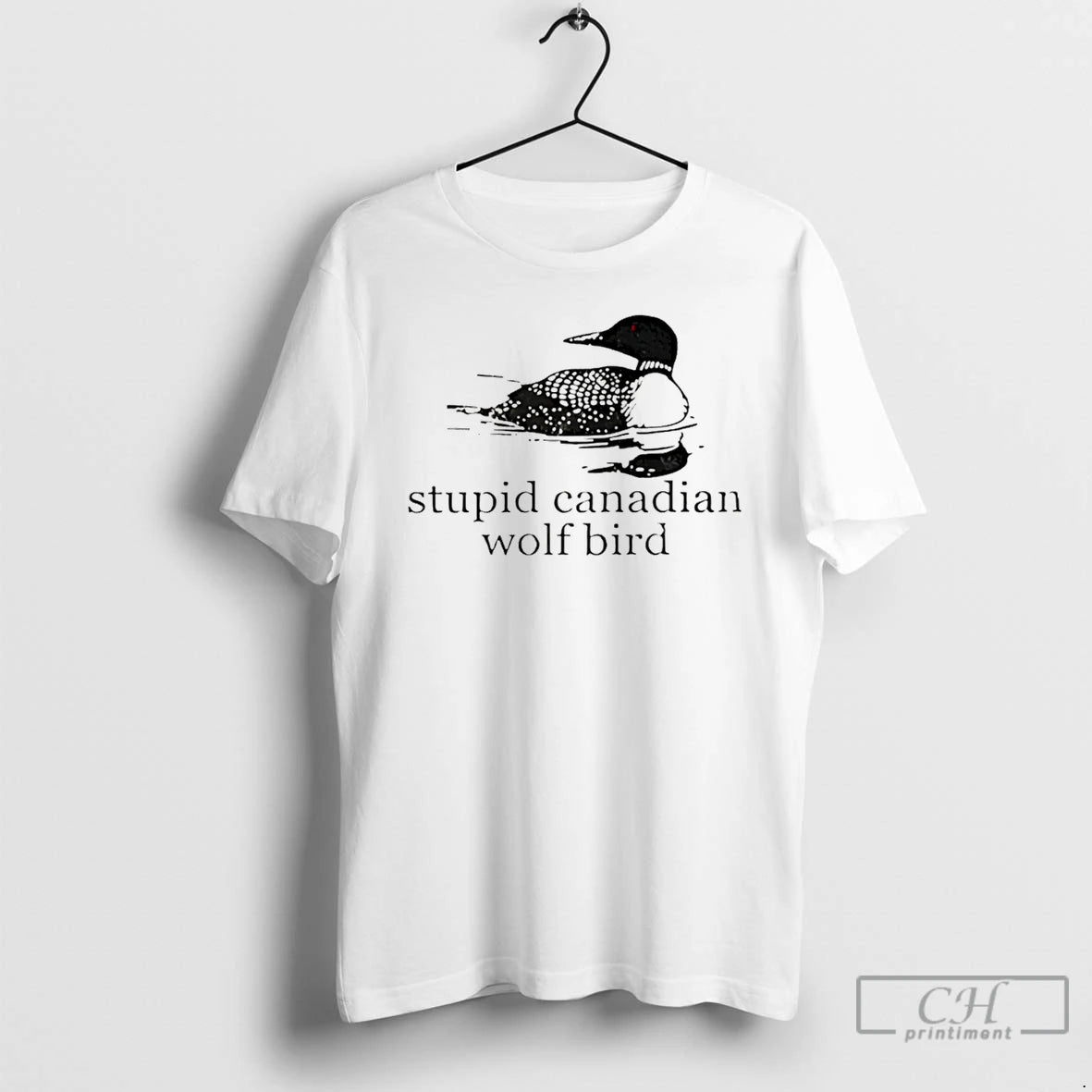Premium Stupid Canadian Wolf Bird T-Shirts, Hoodie, Sweatshirt | InkRitualCo.com