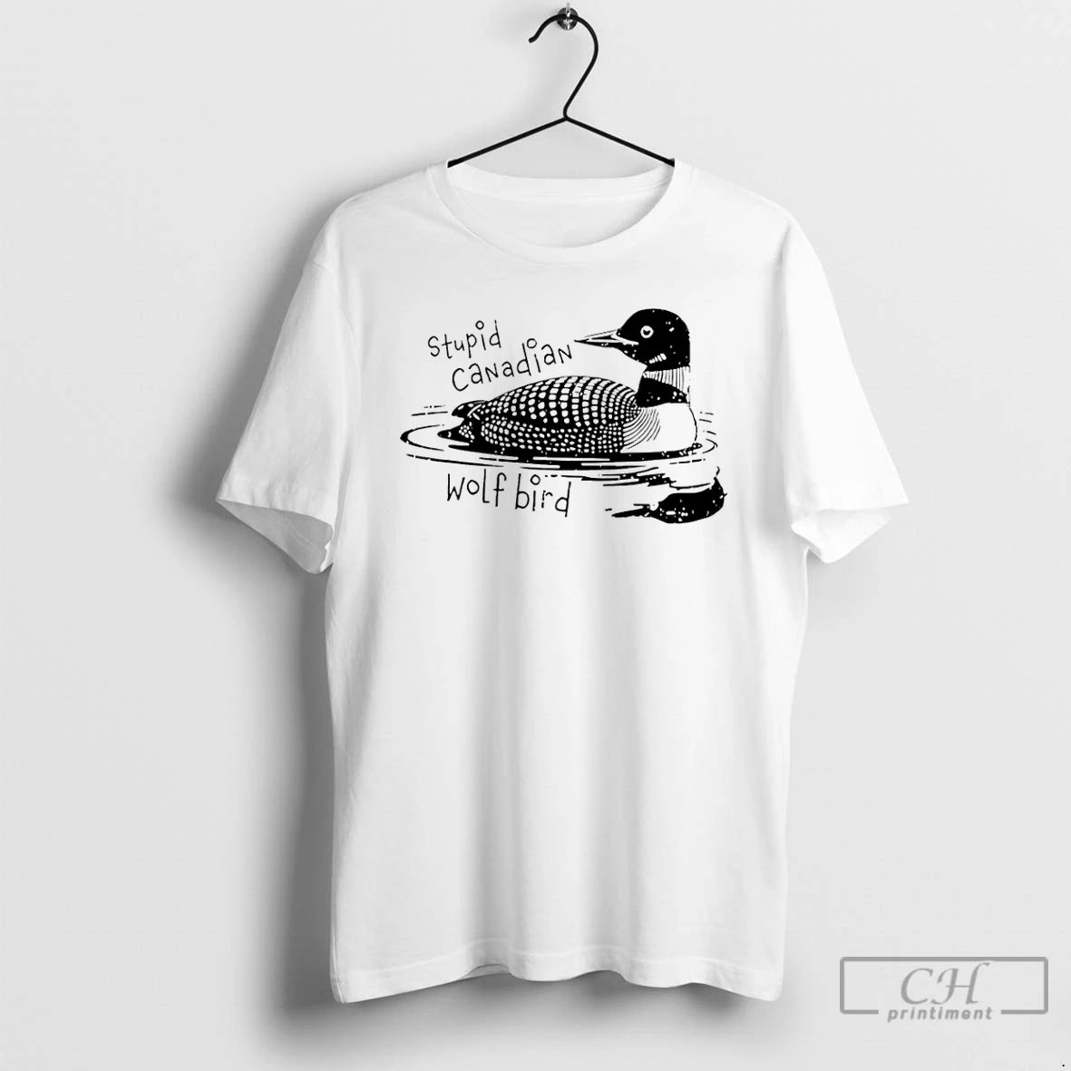 Premium Stupid Canadian Wolf Bird Heated Rivalry T-Shirts, Hoodie, Sweatshirt | InkRitualCo.com
