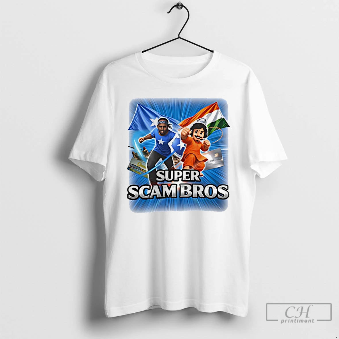Premium Super Scam Bros Meme T-Shirts, Hoodie, Sweatshirt | InkRitualCo.com