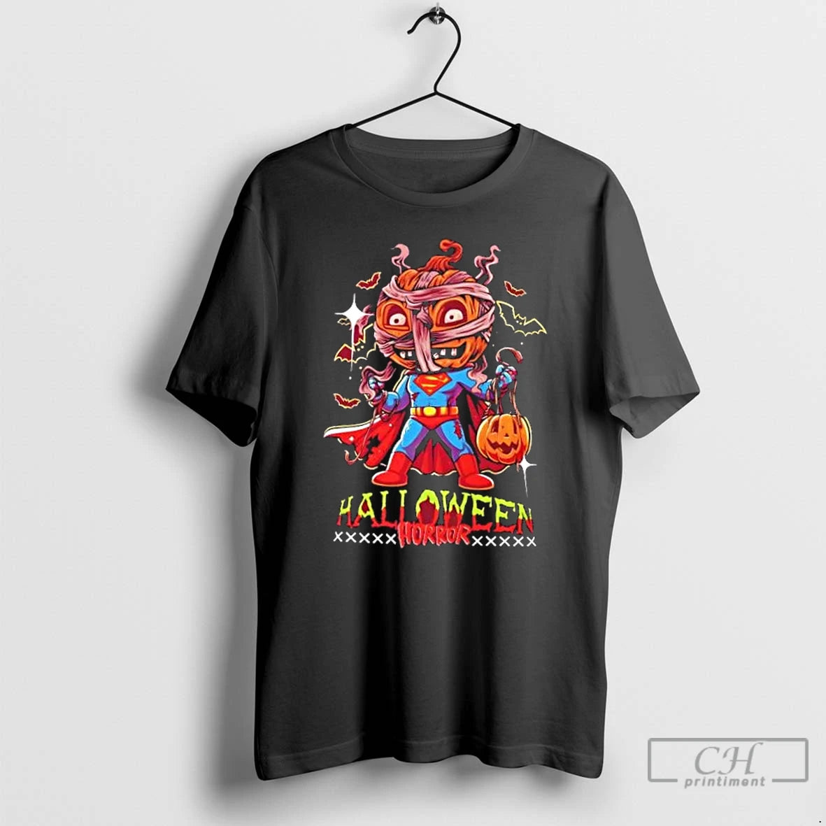 Premium Superman Pumpkin Parody Halloween Horror T Shirts Hoodie, Sweatshirt | InkRitualCo.com