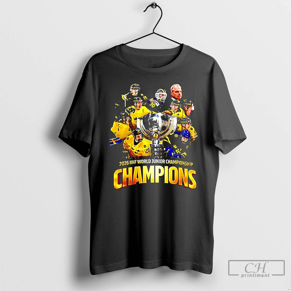 Premium Sweden Team Iihf World Junior Championship 2026 T-Shirts, Hoodie, Sweatshirt | InkRitualCo.com