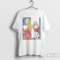Premium Sydney Sweeney In Red Dress Watercolor Art T-Shirts, Hoodie, Sweatshirt | InkRitualCo.com