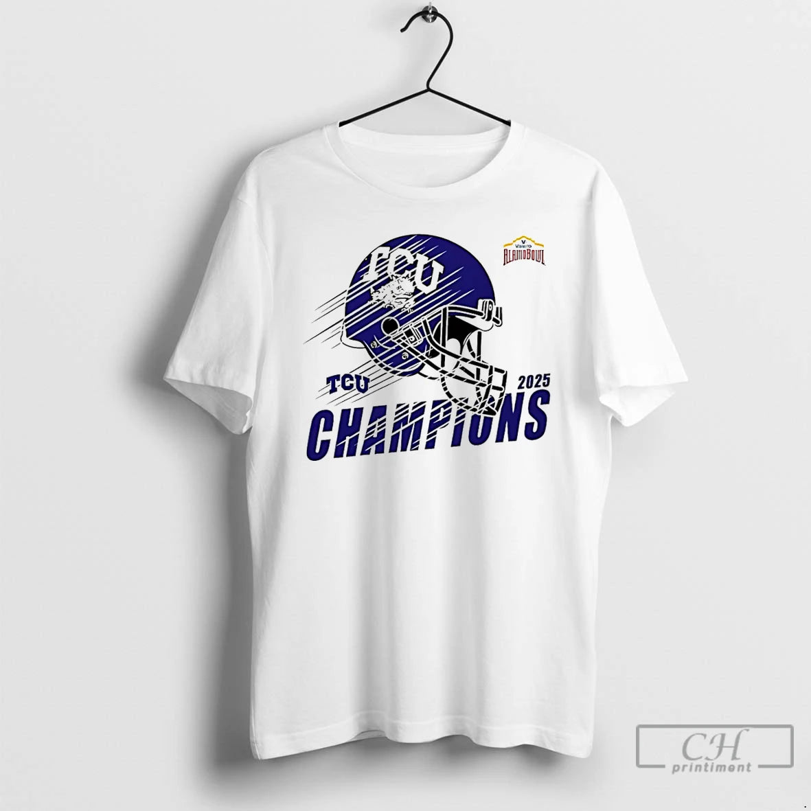 Premium Tcu Horned Frogs Football 2025 Valero Alamo Bowl Champions T-Shirts, Hoodie, Sweatshirt | InkRitualCo.com