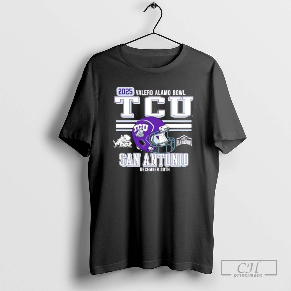 Premium Tcu San Antonio 2025 Alamo Bowl Bound Helmet Shirt Sweater Hoodie, Sweatshirt | InkRitualCo.com