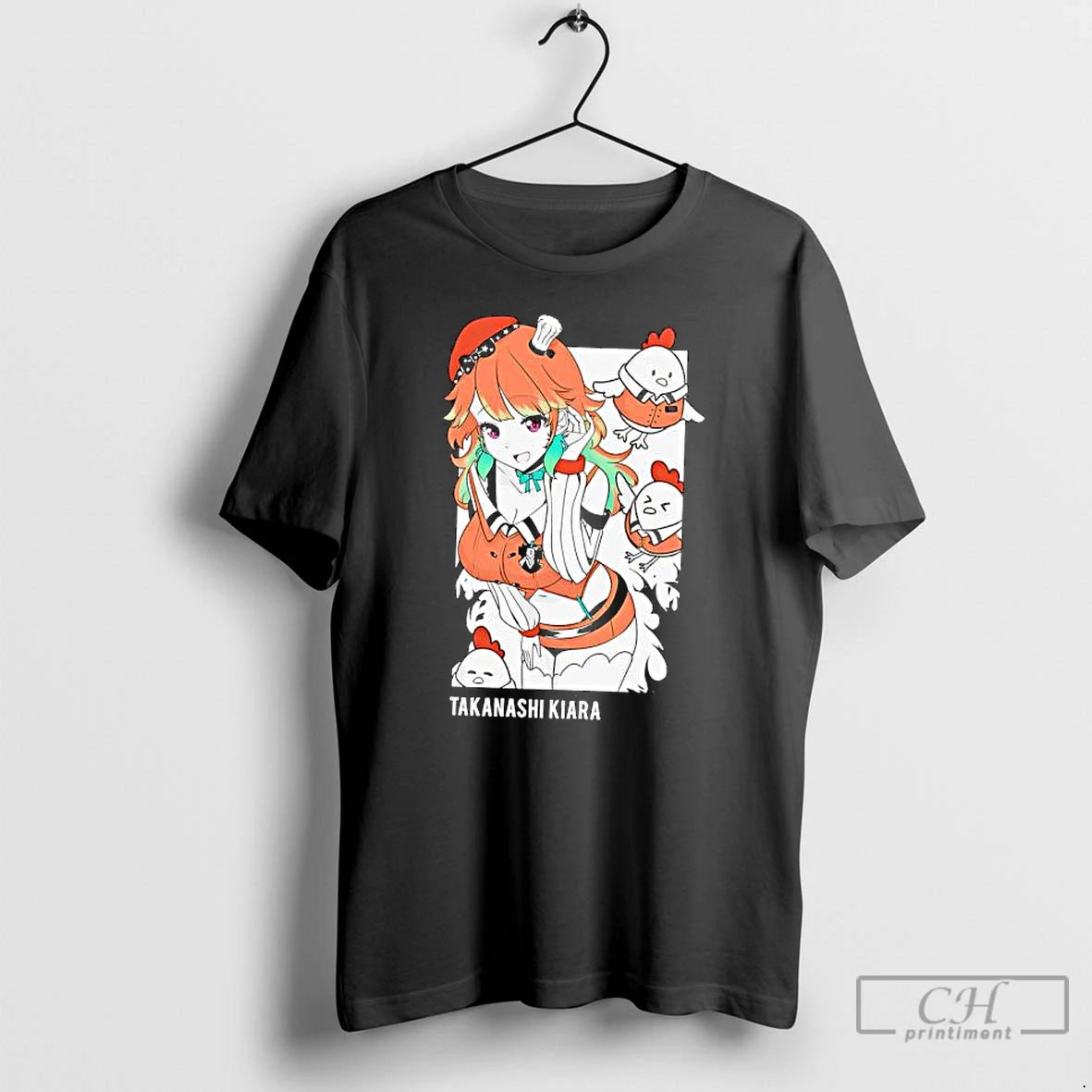 Premium Takanashi Kiara Anime Character Graphic T-Shirts, Hoodie, Sweatshirt | InkRitualCo.com