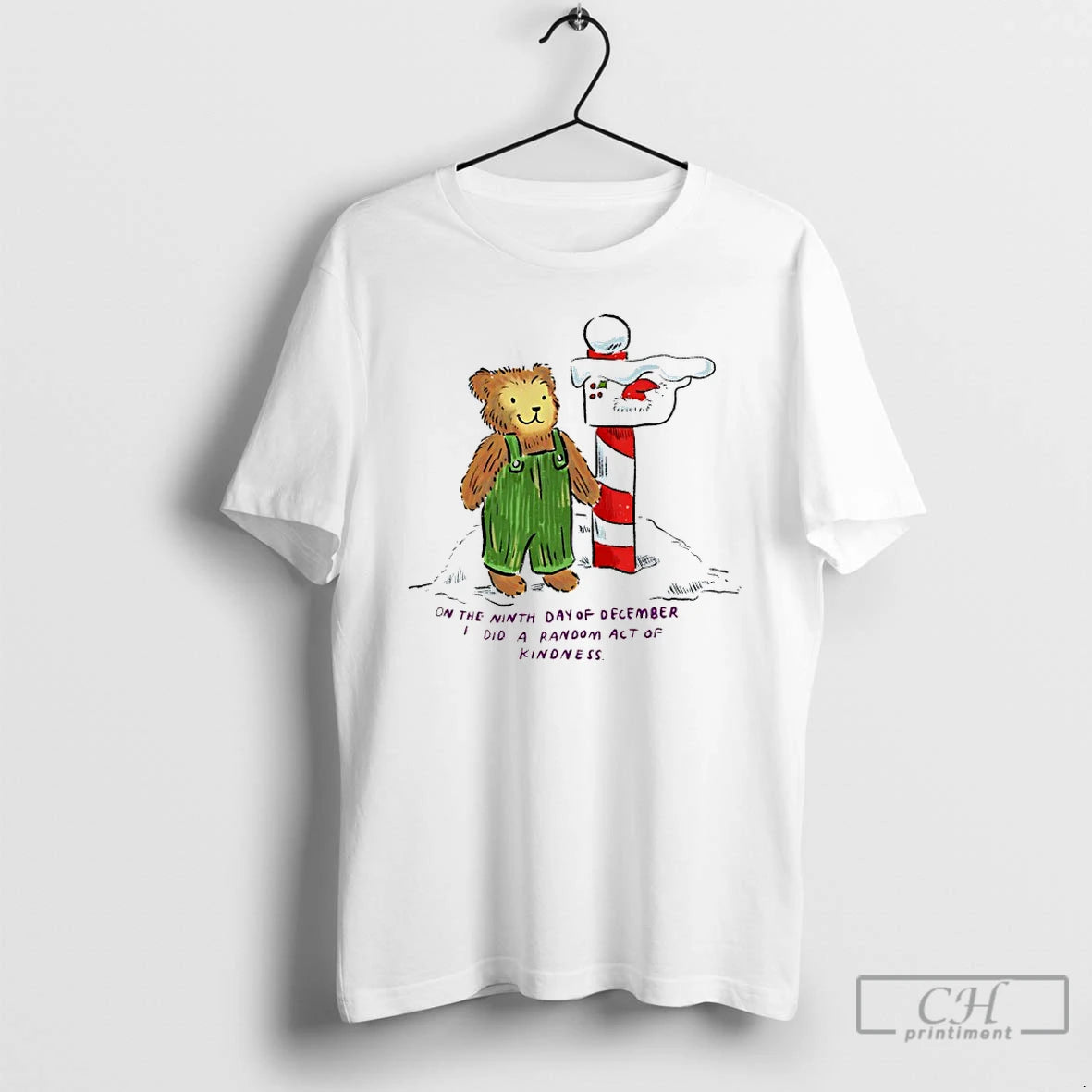 Premium Teddy Bear Brunch On The Ninth Day Of December I Did A Random Act T-Shirts, Hoodie, Sweatshirt | InkRitualCo.com