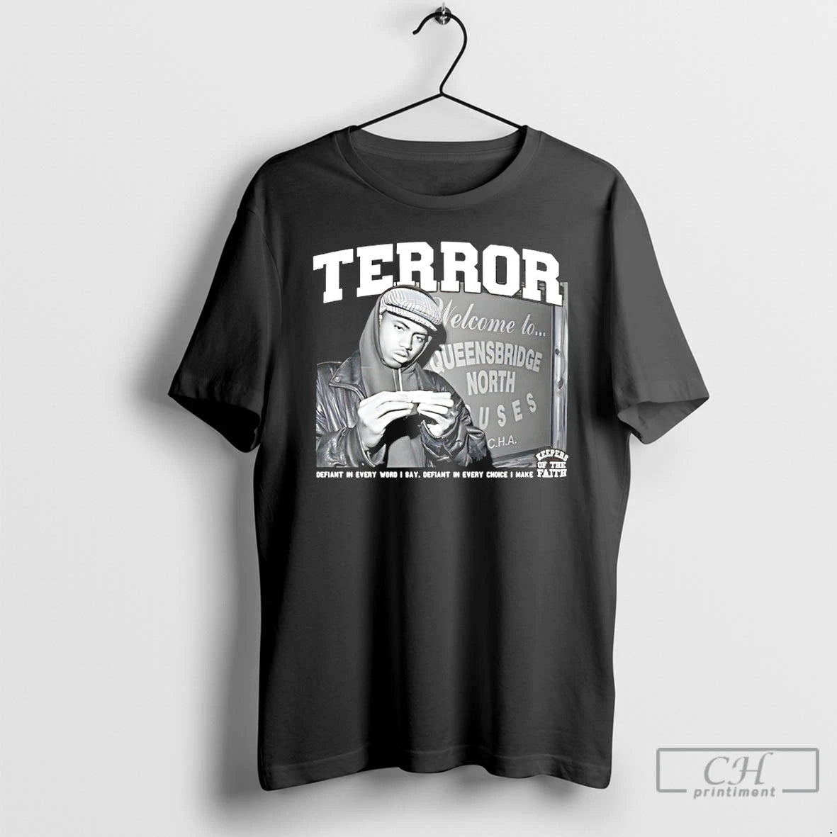 Premium Terror Keepers Of The Faith Defiant In Every Word I Say T Shirts Sweater Hoodie, Sweatshirt | InkRitualCo.com