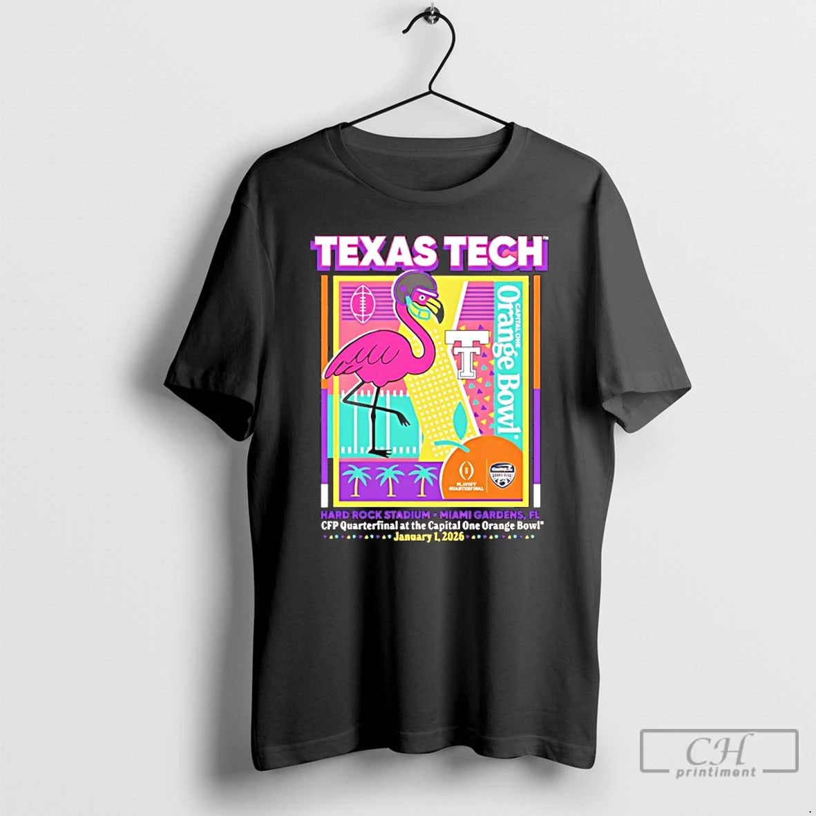 Premium Texas Tech Red Raiders Cfp 2025 Orange Bowl Postseason Graphic T-Shirts, Hoodie, Sweatshirt | InkRitualCo.com