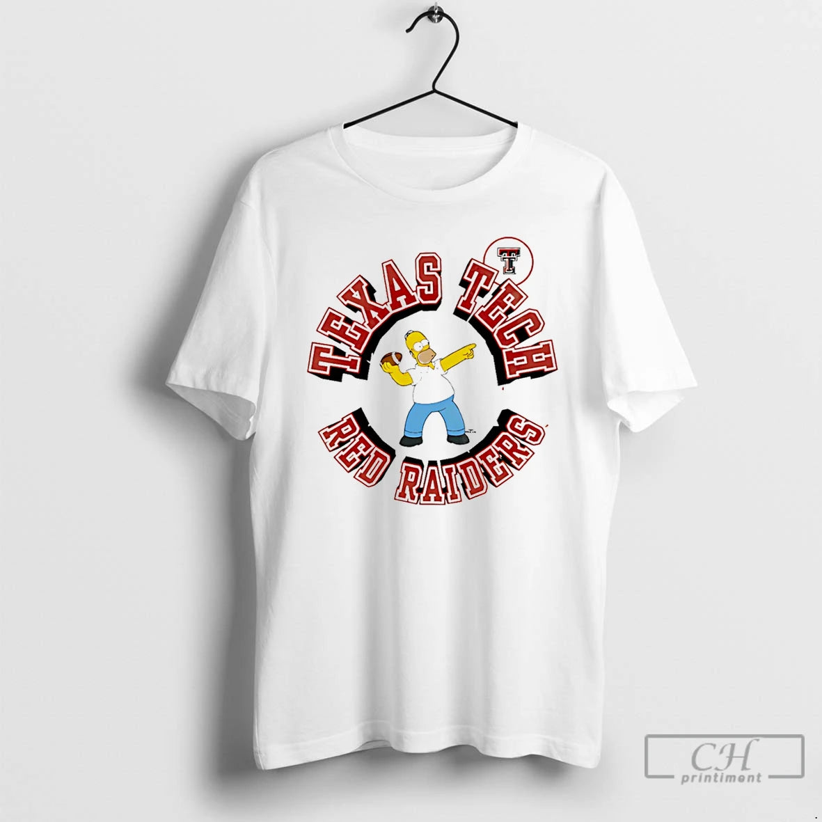 Premium Texas Tech Red Raiders Homer Simpson Going Deep T-Shirts, Hoodie, Sweatshirt | InkRitualCo.com