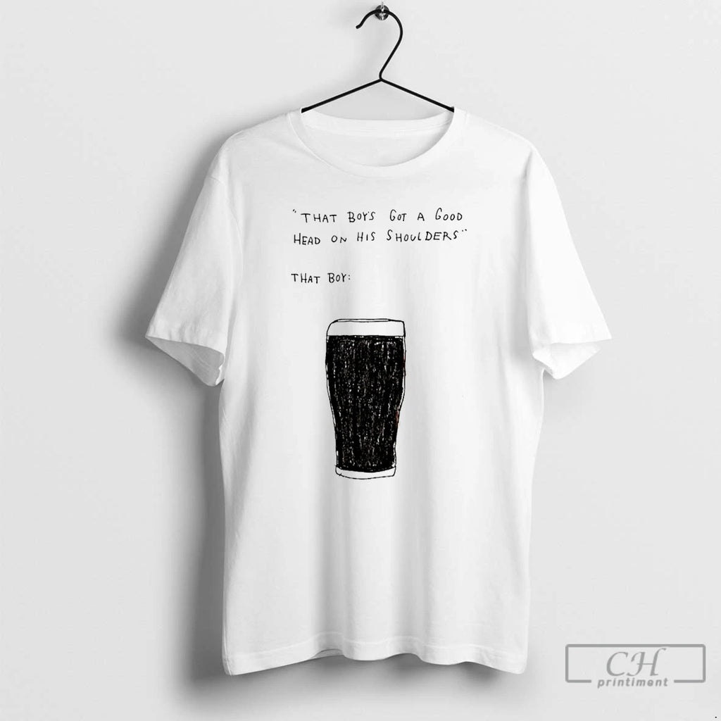 Premium That Boys Got A Good Head On His Shoulders T-Shirts, Hoodie, Sweatshirt | InkRitualCo.com