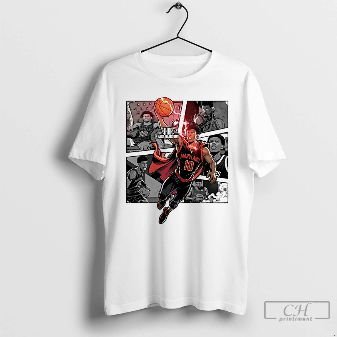 Premium The Avengers Thor Baba Oladotun Maryland Mens Basketball T-Shirts, Hoodie, Sweatshirt | InkRitualCo.com