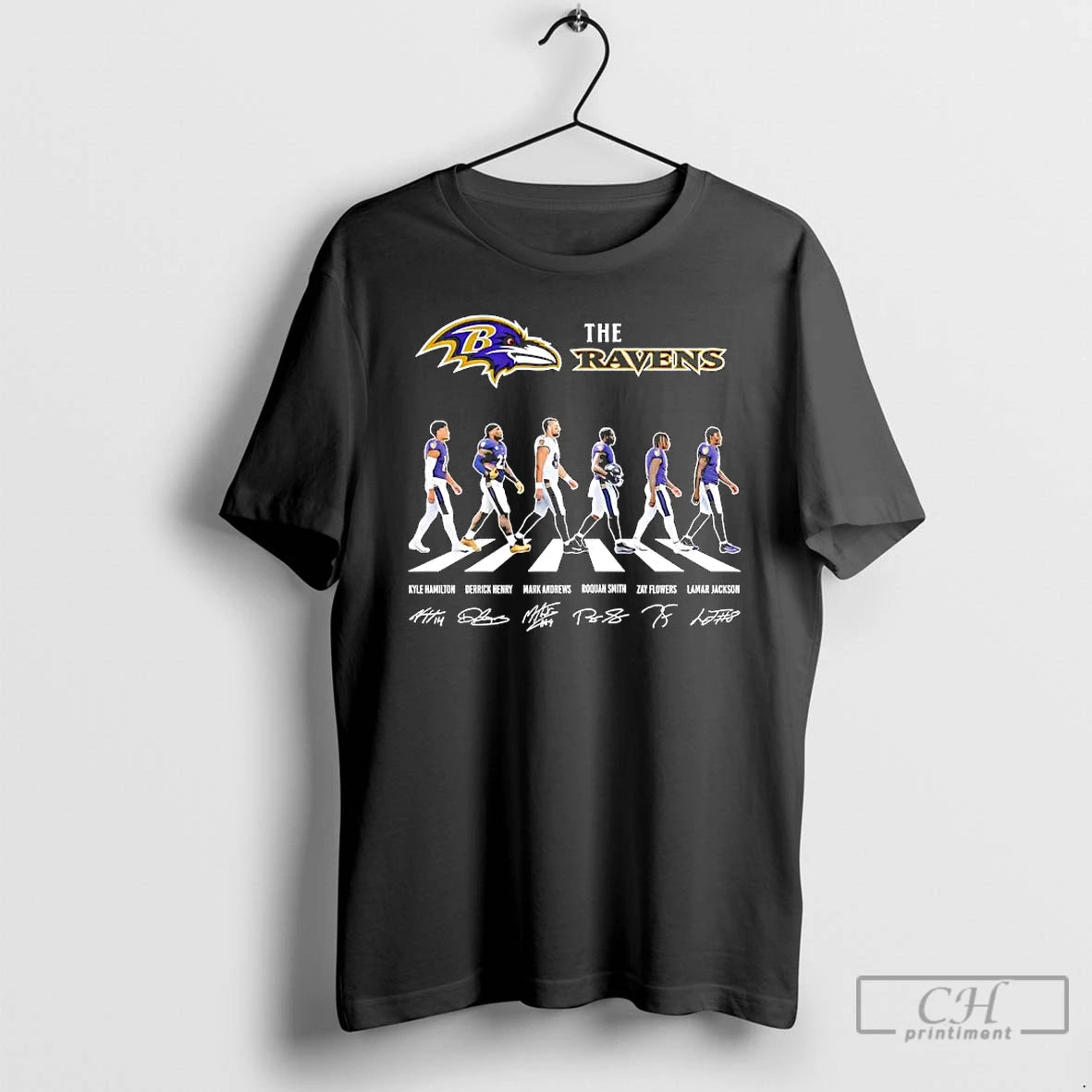 Premium The Baltimore Ravens X Abbey Road Several Players Signature T-Shirts, Hoodie, Sweatshirt | InkRitualCo.com