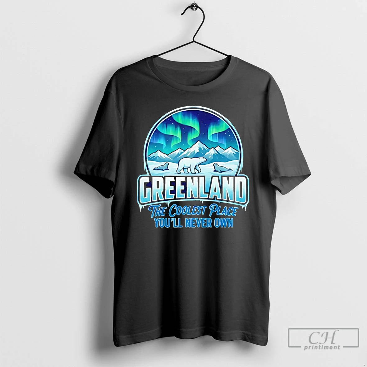 Premium The Coolest Place Youll Never Own Greenland T-Shirts, Hoodie, Sweatshirt | InkRitualCo.com