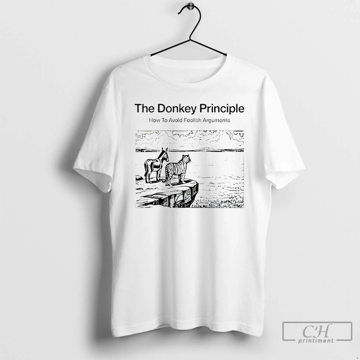 Premium The Donkey Principle How To Avoid Foolish Argument T-Shirts, Hoodie, Sweatshirt | InkRitualCo.com