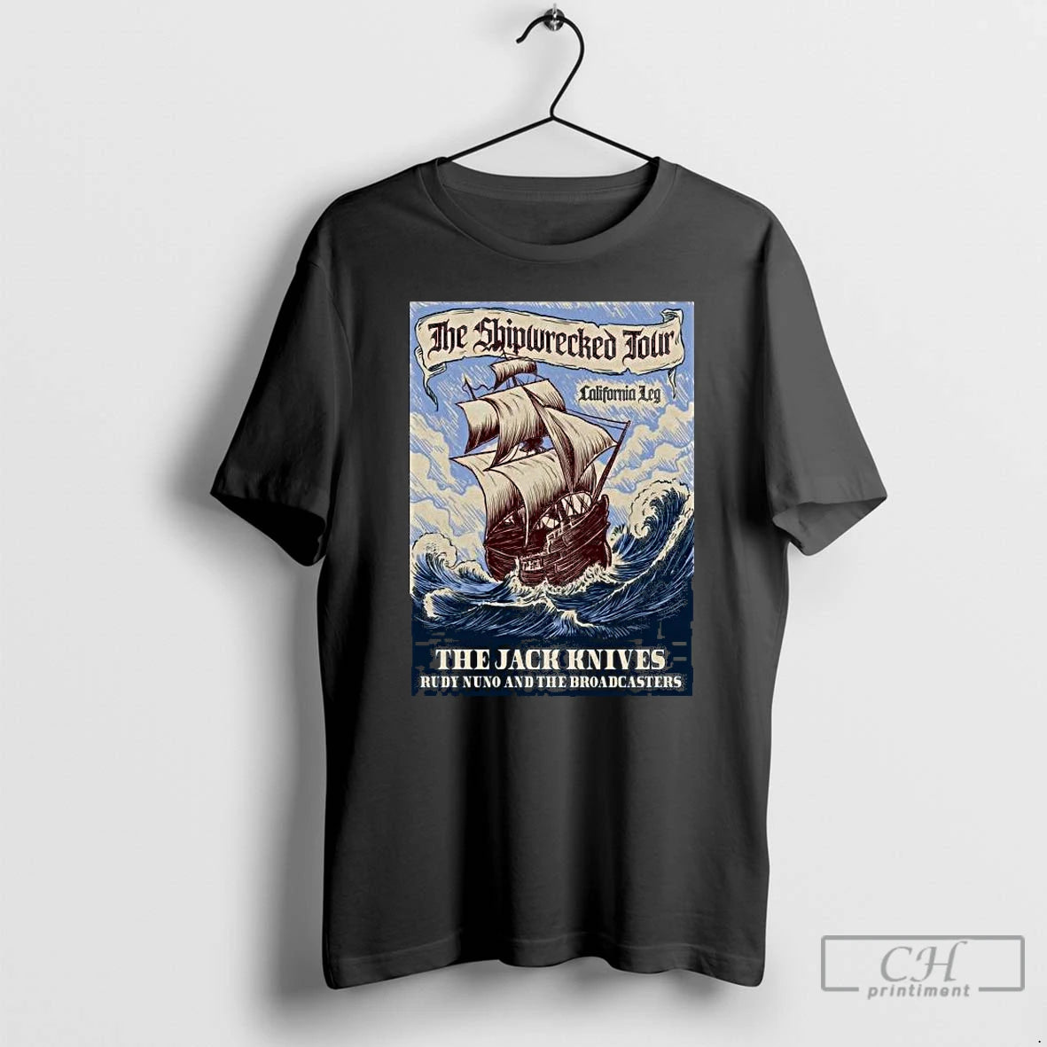 Premium The Jack Knives Shipwrecked California Tour T-Shirts, Hoodie, Sweatshirt | InkRitualCo.com