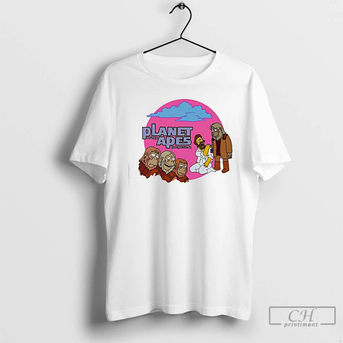 Premium The Simpsons Planet Of The Apes The Musical Graphic T-Shirts, Hoodie, Sweatshirt | InkRitualCo.com