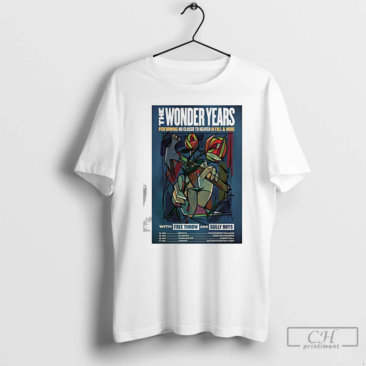 Premium The Wonder Years No Closer To Heaven 10 Year Anniversary Tour 2026 T Shirts Hoodie, Sweatshirt | InkRitualCo.com