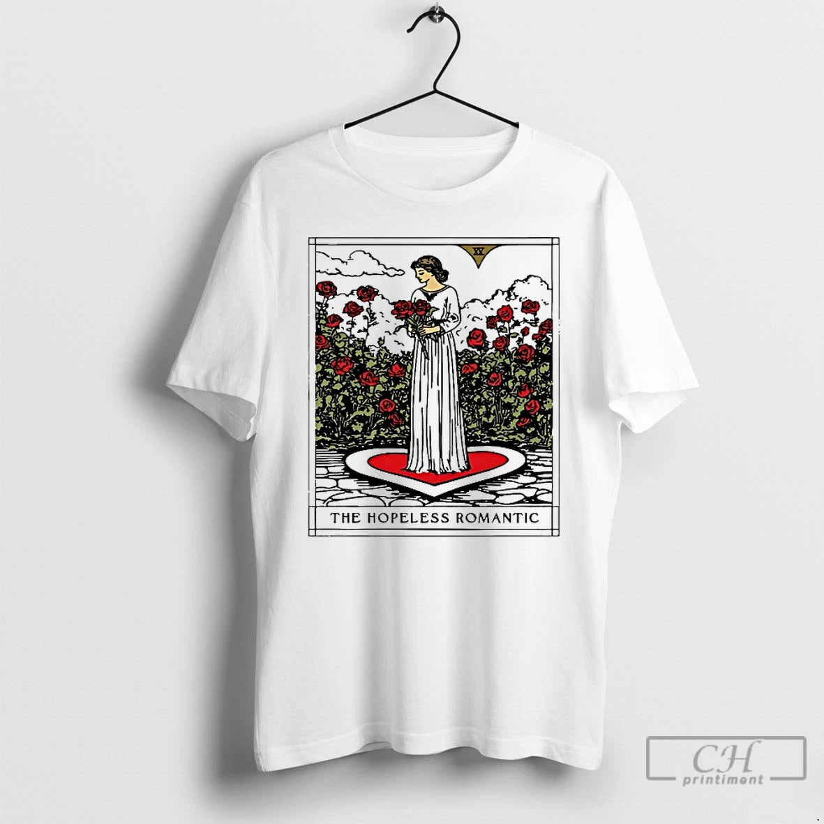 Premium The Hopeless Romantic Tarot Card Valentines Day T Shirts Hoodie, Sweatshirt | InkRitualCo.com
