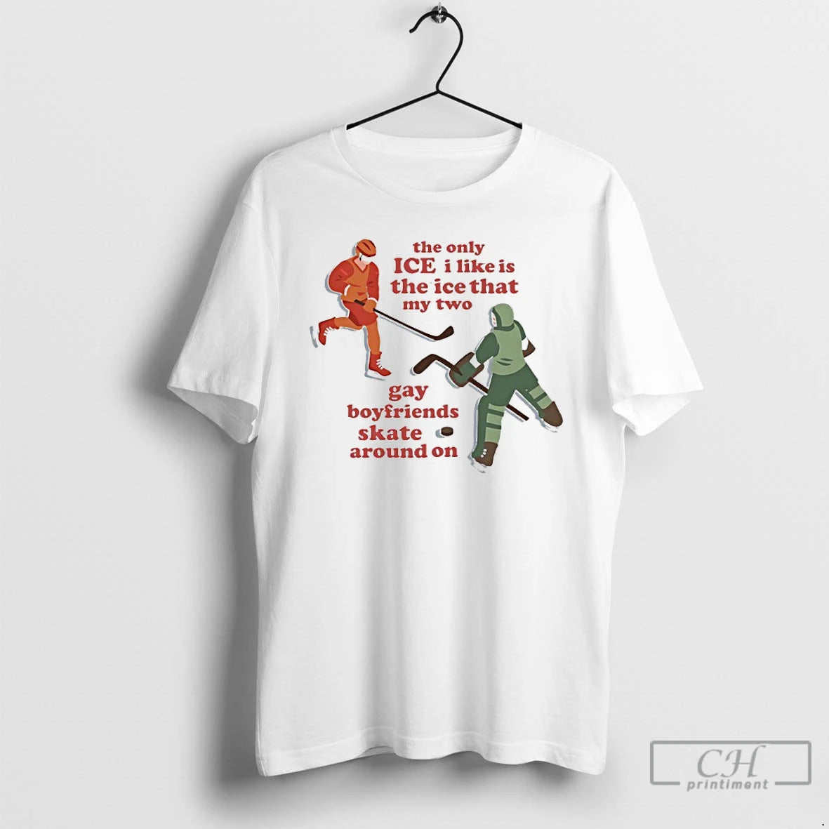Premium The Only Ice I Like Is The Ice That My Two Gay Boyfriends Skate T-Shirts, Hoodie, Sweatshirt | InkRitualCo.com