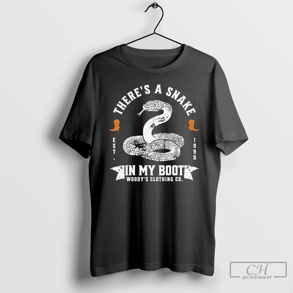 Premium Theres A Snake In My Boot Est 1995 Vintage T-Shirts, Hoodie, Sweatshirt | InkRitualCo.com