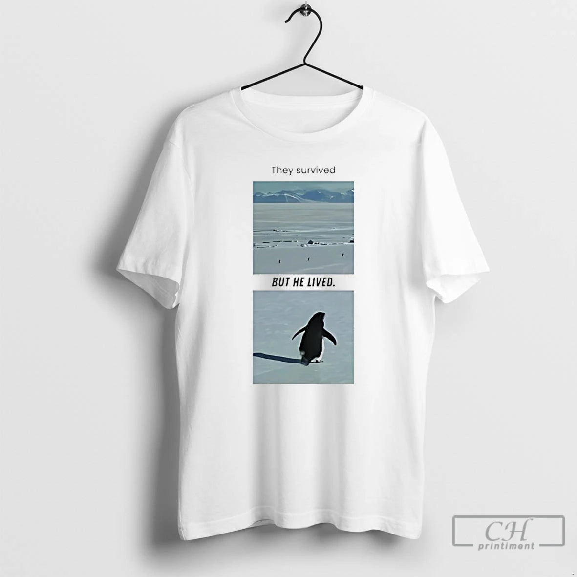 Premium They Survived But He Lived But Why Penguin T-Shirts, Hoodie, Sweatshirt | InkRitualCo.com