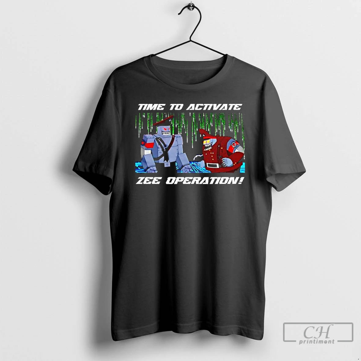 Premium Time To Activate Zee Operation Robot Military Graphic T-Shirts, Hoodie, Sweatshirt | InkRitualCo.com