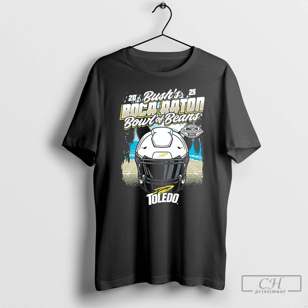 Premium Toledo Rockets 2025 Boca Raton Bowl Helmet T-Shirts, Hoodie, Sweatshirt | InkRitualCo.com