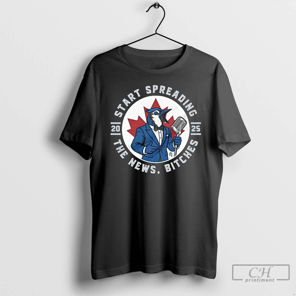 Premium Toronto Blue Jays Baseball 2025 Start Spreading The News Bitches Long Sleve T Shirts Hoodie, Sweatshirt
