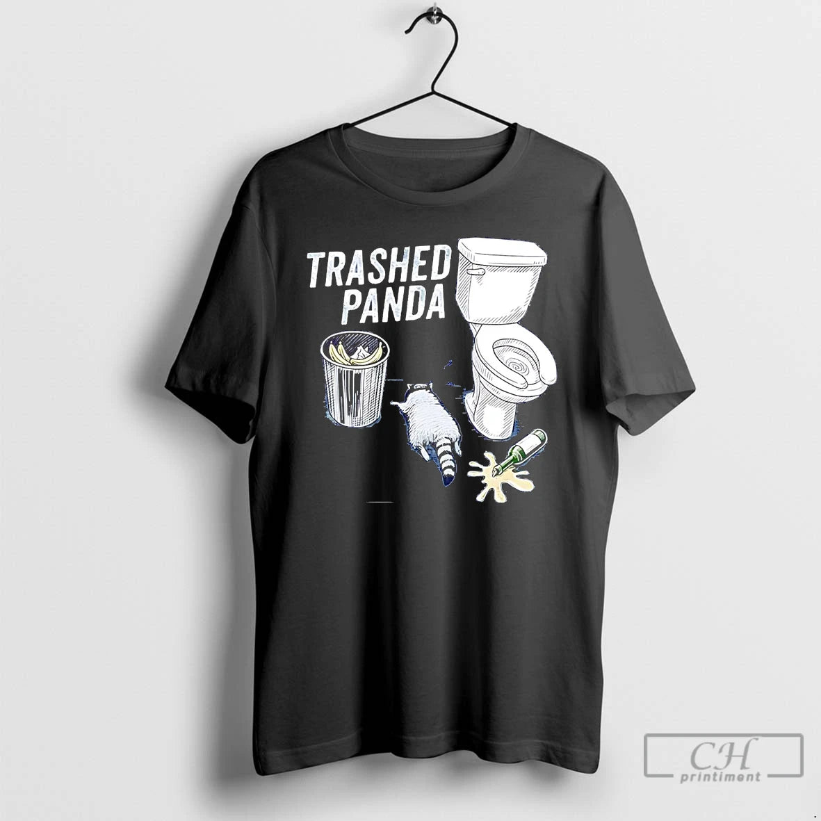Premium Trashed Panda Drunk Raccoon T-Shirts, Hoodie, Sweatshirt | InkRitualCo.com